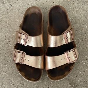 Rose gold Birkenstock 38